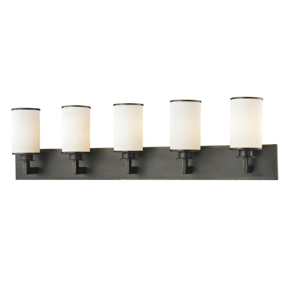 5 Light Vanity-Matte Opal