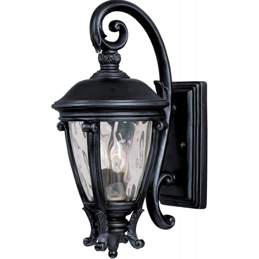 Camden VX 8.5 Inch Outdoor Wall Lantern – Black