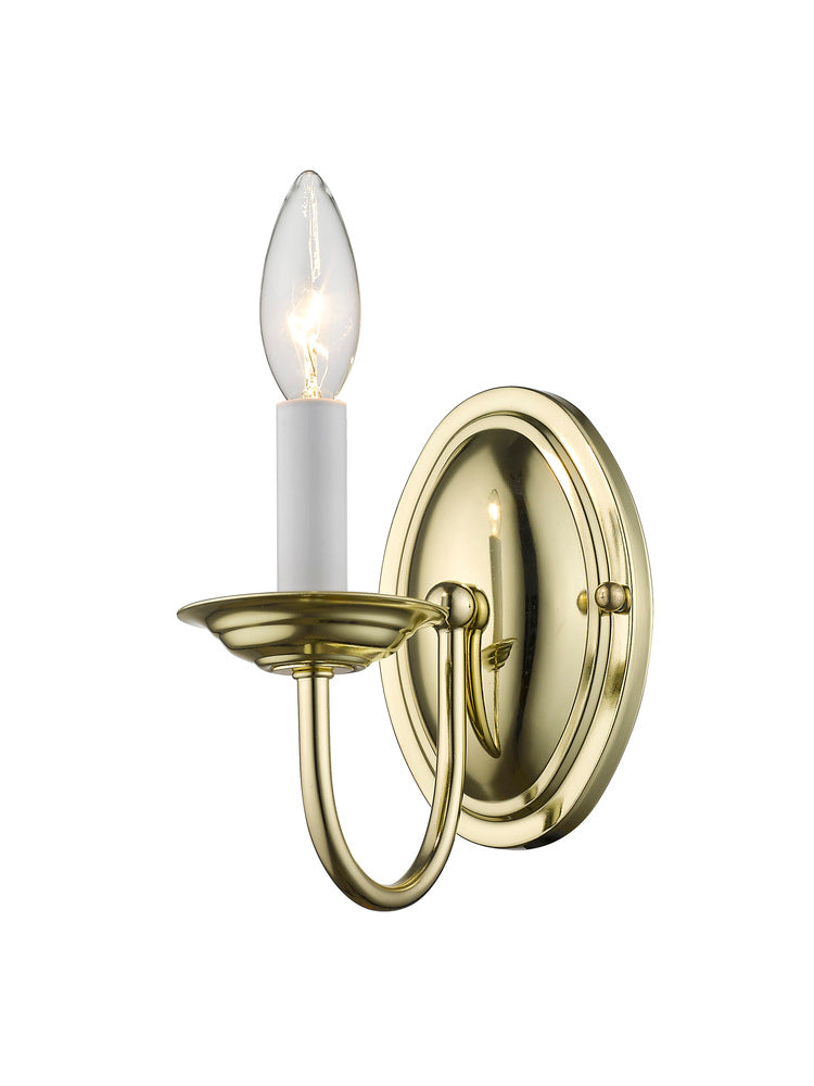 Livex Lighting HOME BASICS 4151-02 Sconce Transitional - Polished Brass