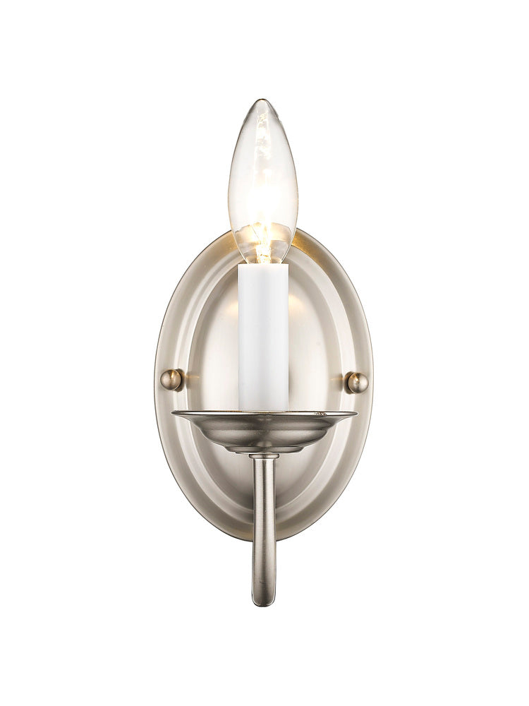 Livex Lighting HOME BASICS 4151-91 Sconce Transitional - Brushed Nickel