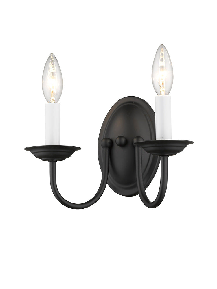 Livex Lighting HOME BASICS 4152-04 Sconce Transitional - Black