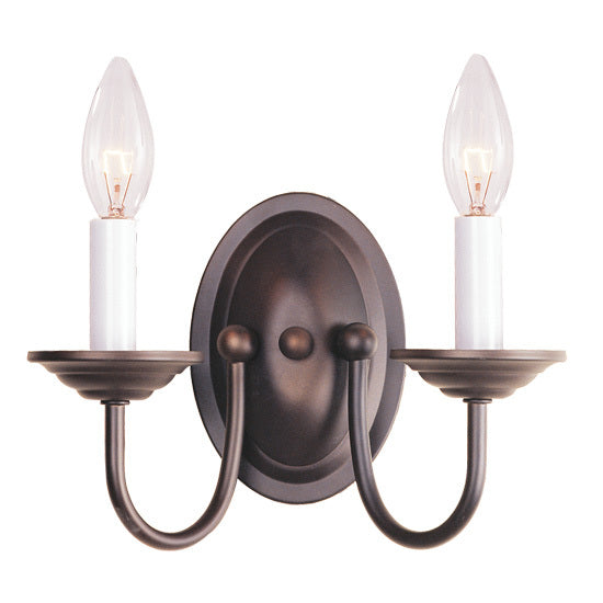 Livex Lighting HOME BASICS 4152-07 Sconce Transitional - Bronze