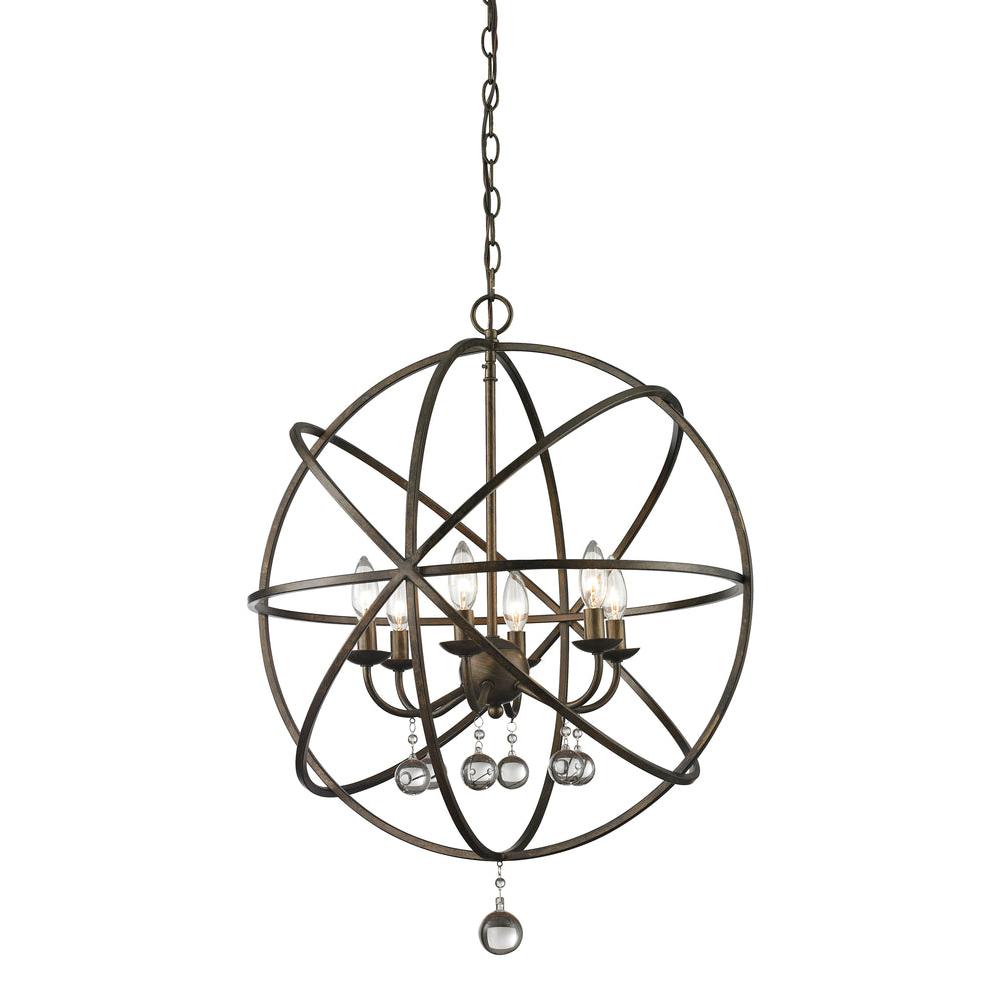 6 Light Chandelier