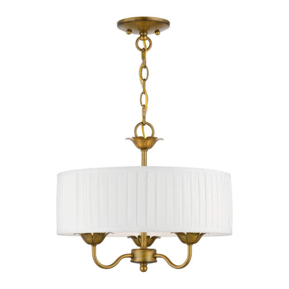 Livex Lighting EDINBURGH 41773-48 Pendant Traditional - Antique Gold Leaf