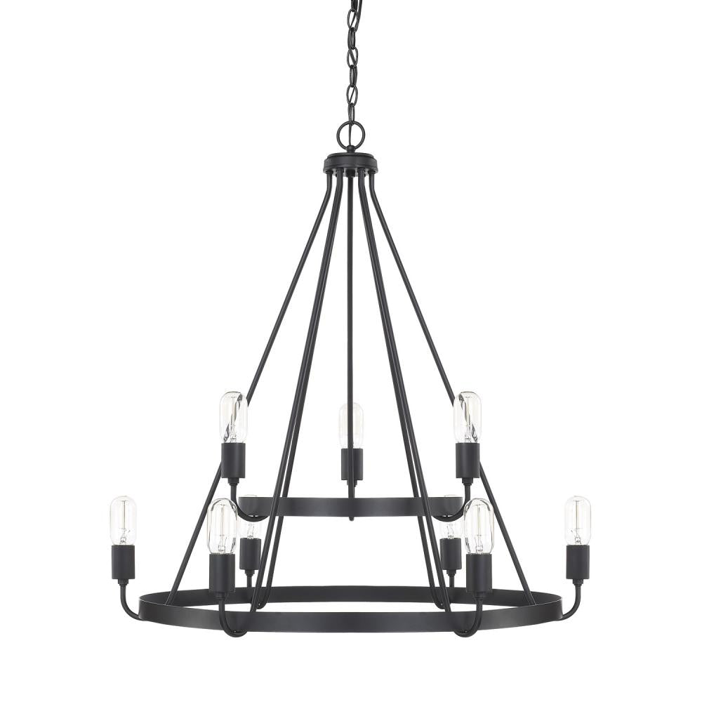 Capital Lighting HOMEPLACE / TANNER 420091MB Chandelier Contemporary - Matte Black