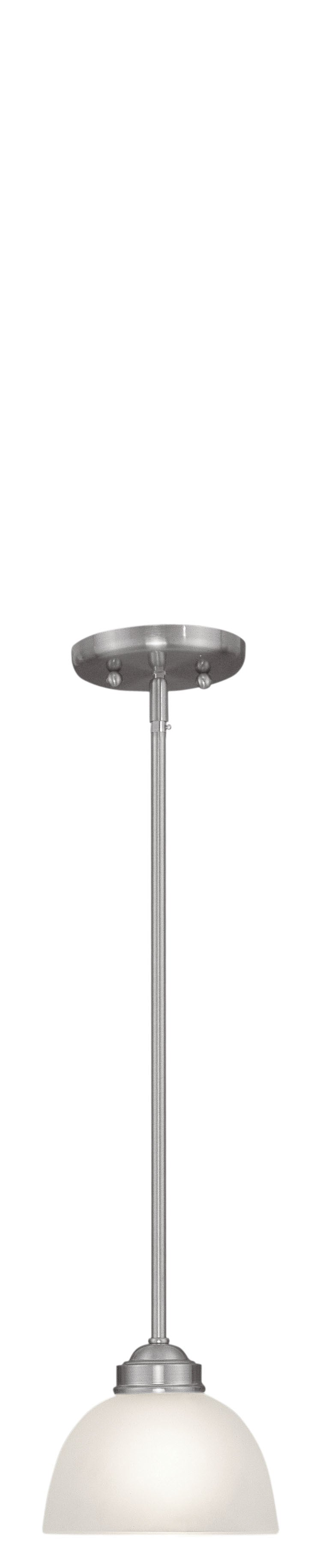 Livex Lighting SOMERSET 4210-91 Mini Pendant Transitional - Brushed Nickel