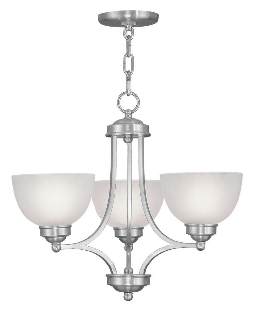 Livex Lighting SOMERSET 4213-91 Chandelier Transitional - Brushed Nickel