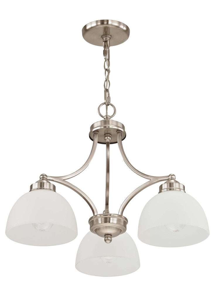 Livex Lighting SOMERSET 4223-91 Chandelier Transitional - Brushed Nickel