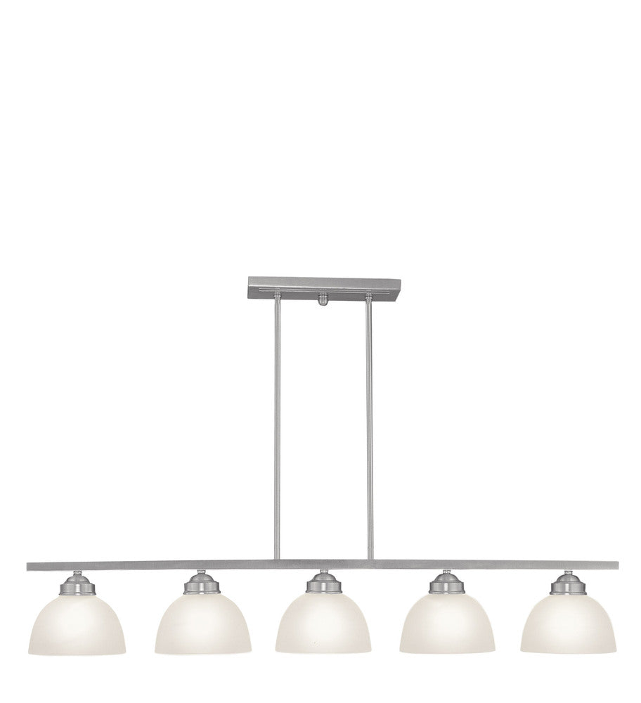 Livex Lighting SOMERSET 4227-91 Island Transitional - Brushed Nickel