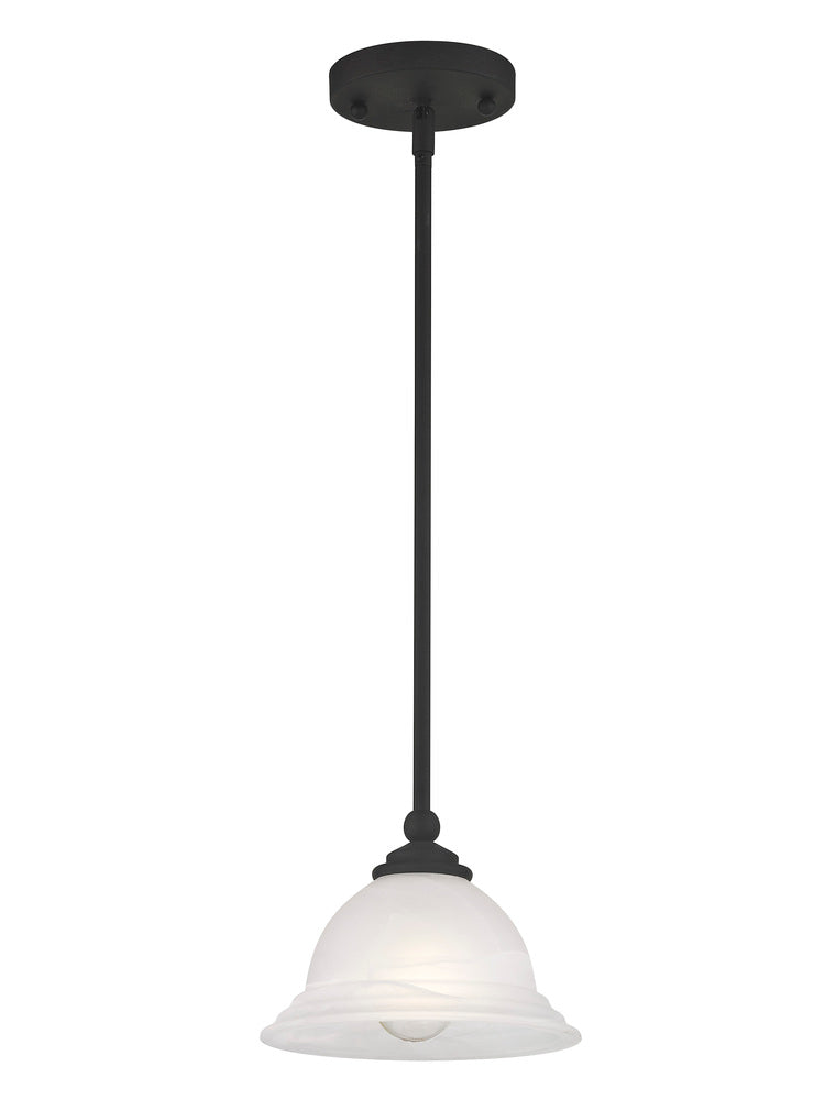 Livex Lighting NORTH PORT 4256-04 Mini Pendant Traditional - Black