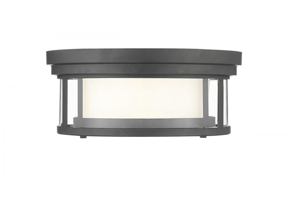 Z-Lite Lighting 426F12-BRZ Flush Mount Contemporary - Bronze