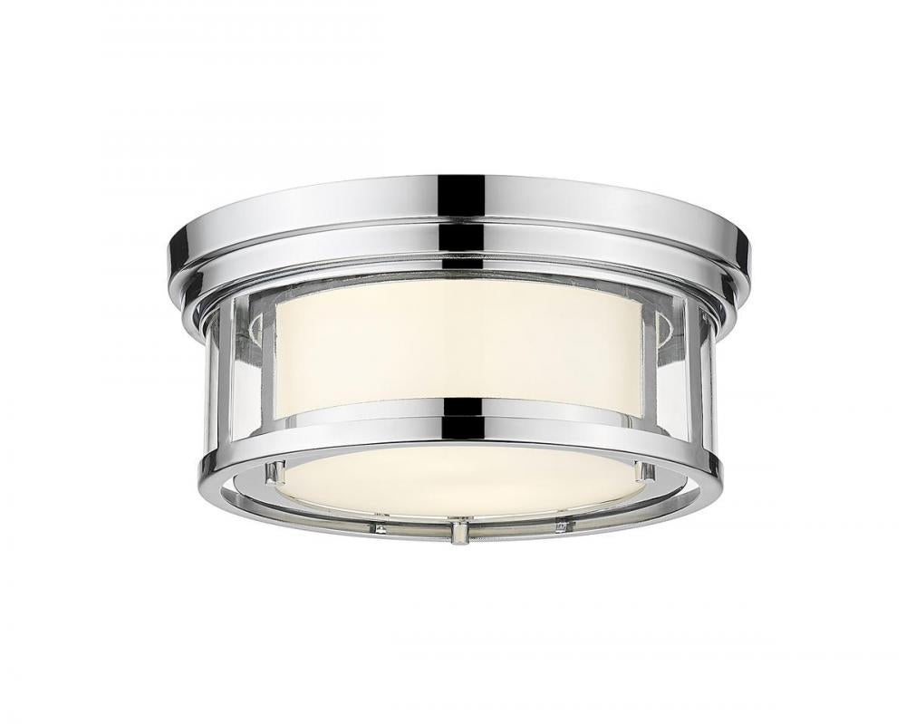 Z-Lite Lighting 426F12-CH Flush Mount Contemporary - Chrome