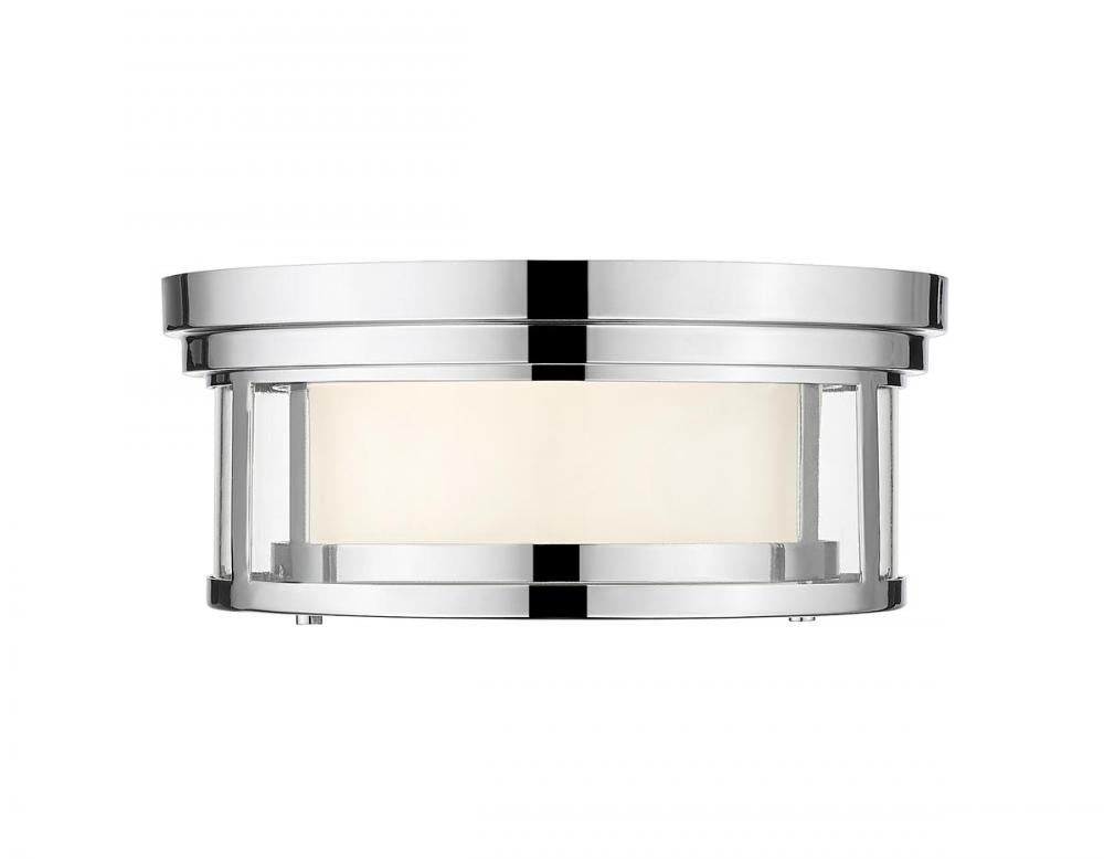 Z-Lite Lighting 426F12-CH Flush Mount Contemporary - Chrome