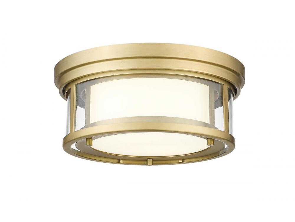 Z-Lite Lighting 426F12-OBR Flush Mount Contemporary - Brass