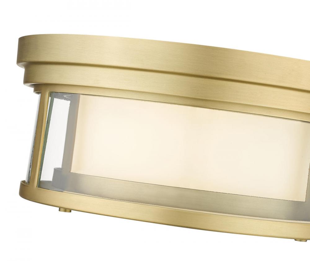 Z-Lite Lighting 426F12-OBR Flush Mount Contemporary - Brass