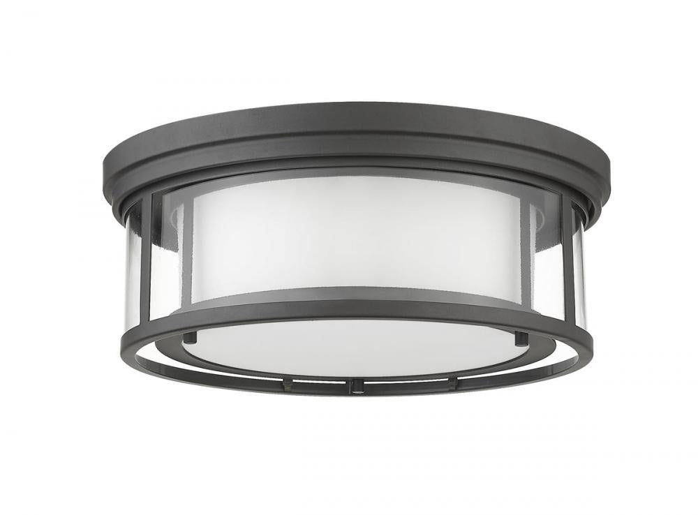 Z-Lite Lighting 426F16-BRZ Flush Mount Contemporary - Bronze