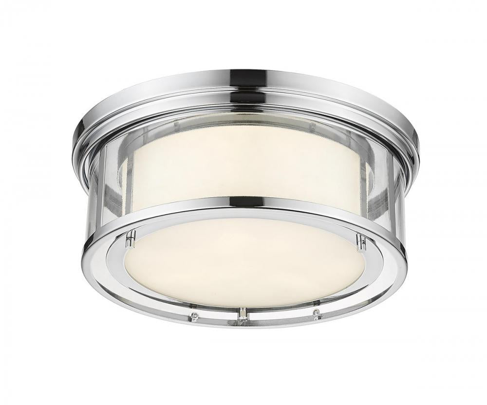 Z-Lite Lighting 426F16-CH Flush Mount Contemporary - Chrome