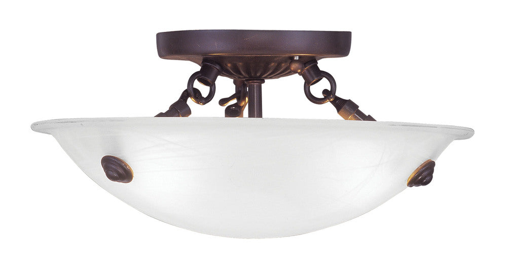 Livex Lighting OASIS 4272-07 Flush Mount Contemporary - Bronze