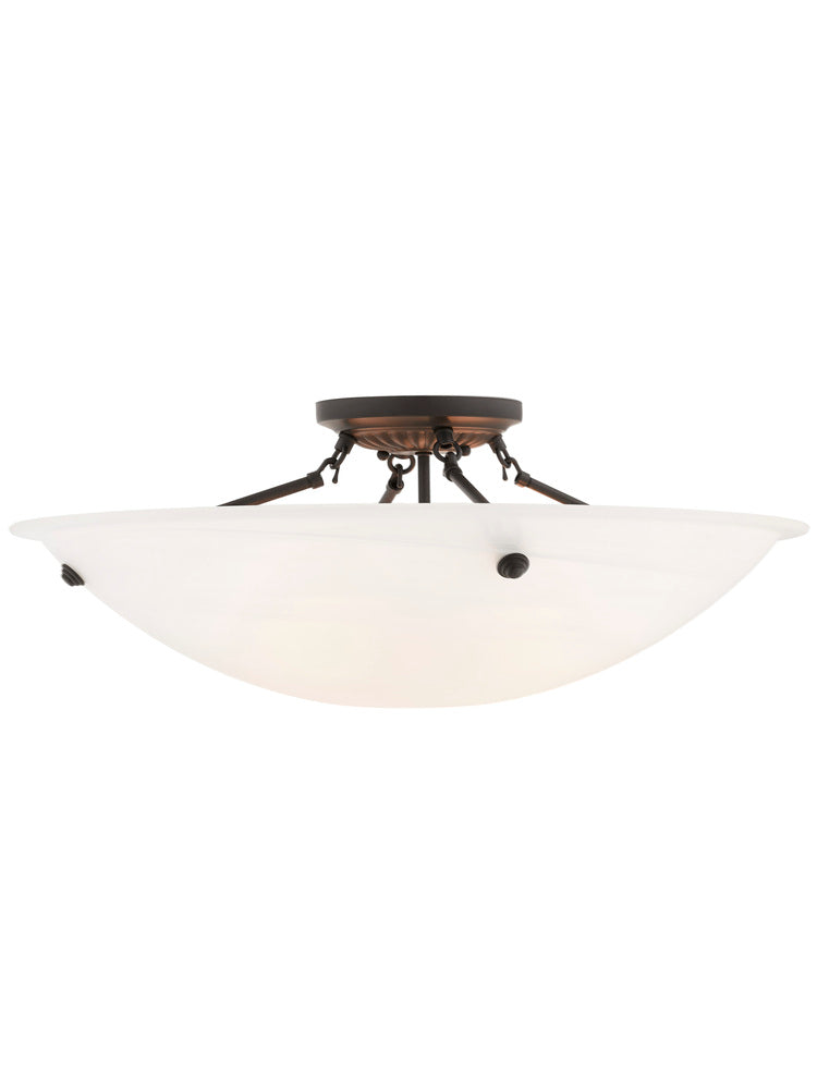 Livex Lighting OASIS 4275-07 Flush Mount Contemporary - Bronze