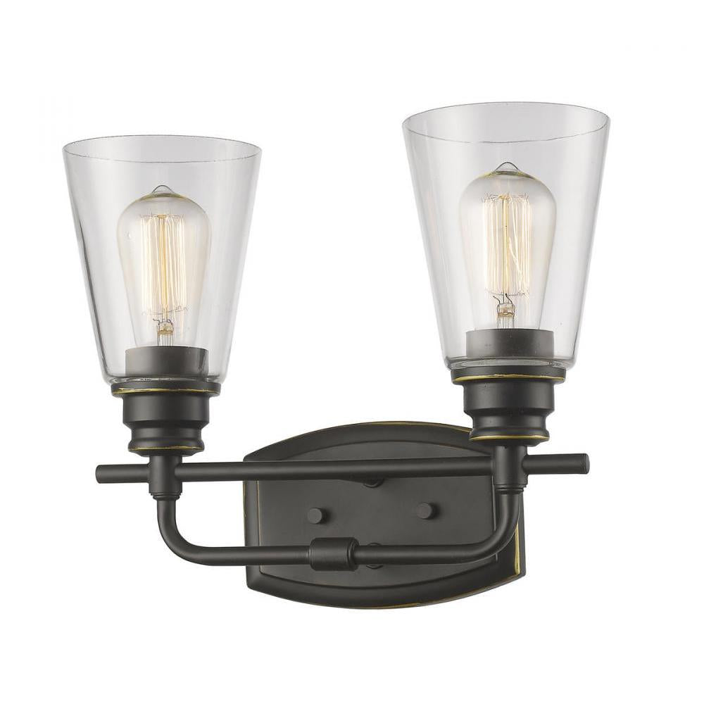 2 Light Vanity-Clear