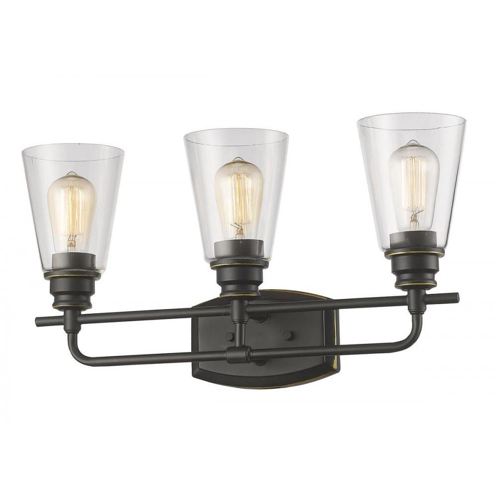 3 Light Vanity-Clear