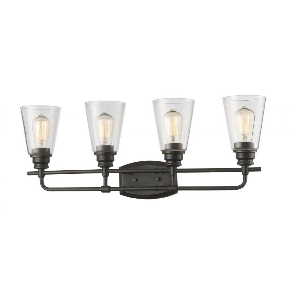 4 Light Vanity-Clear