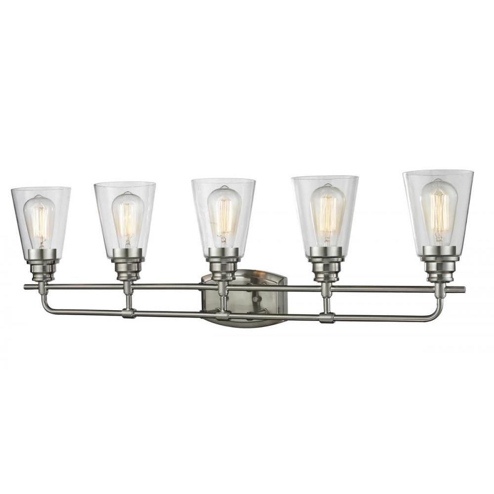 5 Light Vanity-Clear
