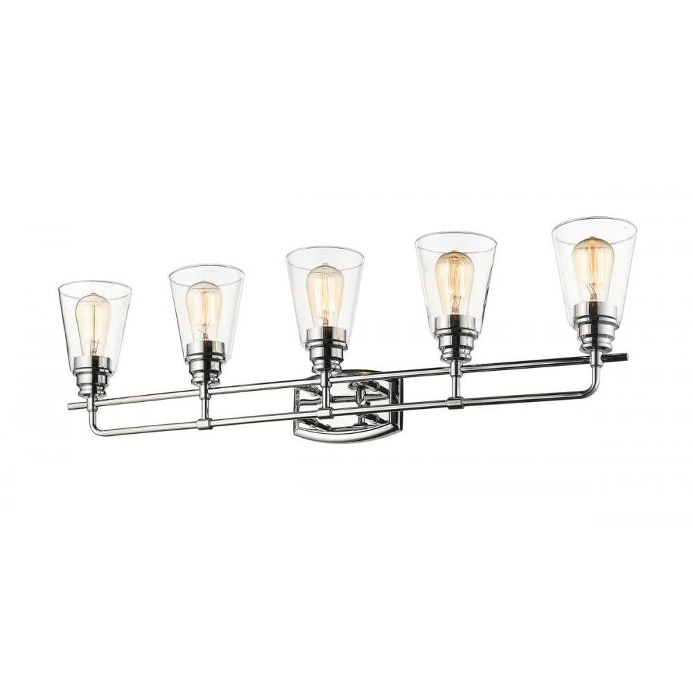5 Light Vanity-Clear
