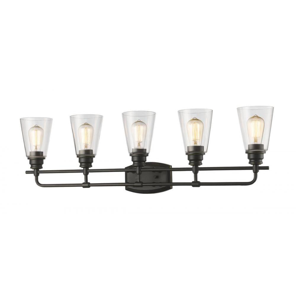 5 Light Vanity-Clear