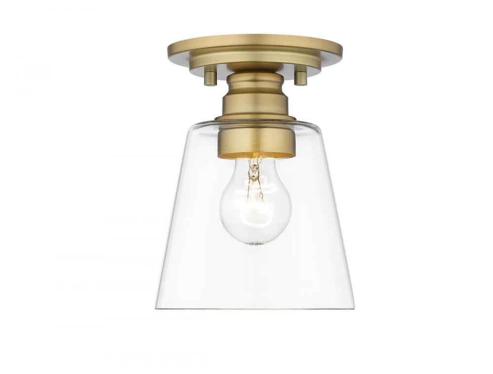 Z-Lite Lighting 428F1-OBR Flush Mount Contemporary - Brass