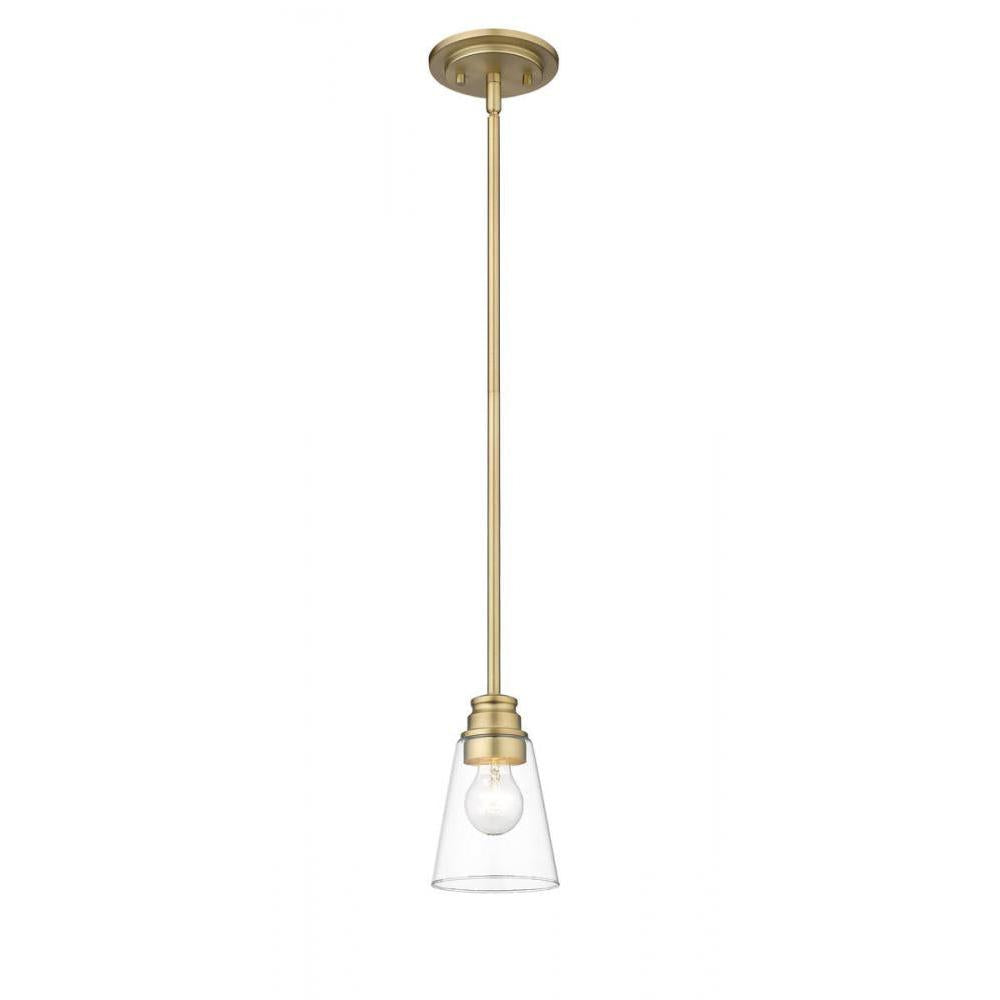 1 Light Pendant-Clear