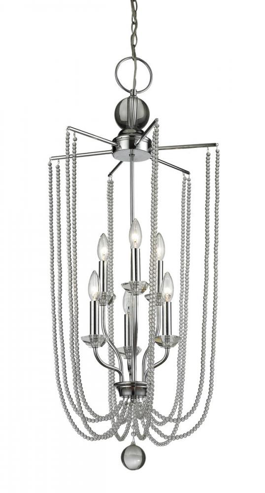 Z-Lite Lighting 429-6C-CH Chandelier Restoration - Chrome