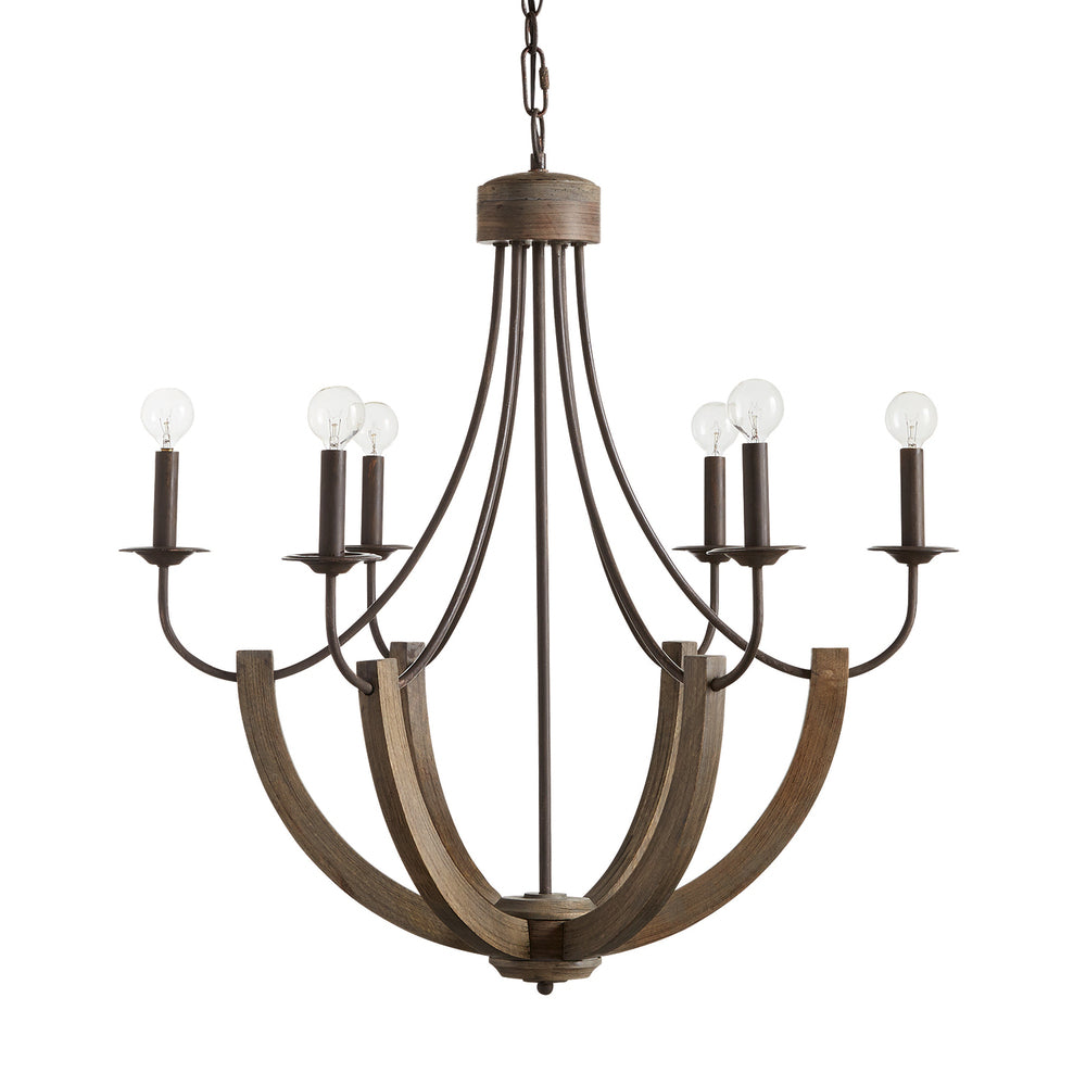 Capital Lighting TYBEE 429161NG Chandelier Traditional - Nordic Grey