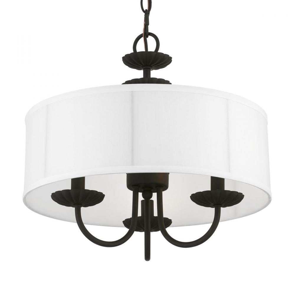 Livex Lighting BROOKDALE 42983-04 Pendant Transitional - Black