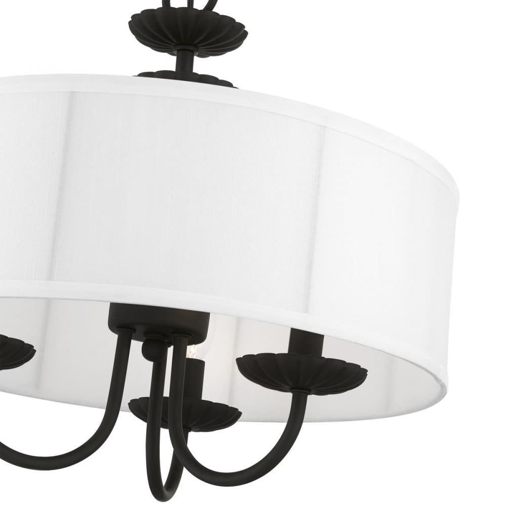 Livex Lighting BROOKDALE 42983-04 Pendant Transitional - Black