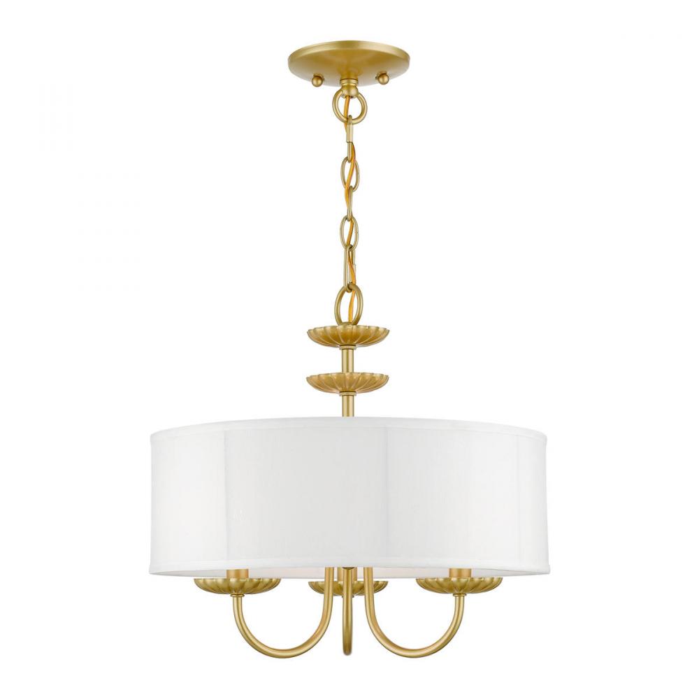 Livex Lighting BROOKDALE 42983-33 Pendant Transitional - Soft Gold