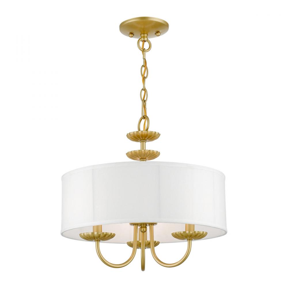 Livex Lighting BROOKDALE 42983-33 Pendant Transitional - Soft Gold