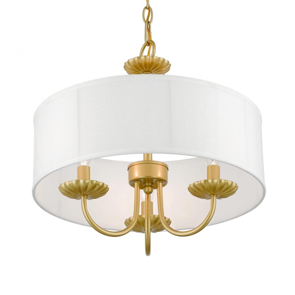 Livex Lighting BROOKDALE 42983-33 Pendant Transitional - Soft Gold