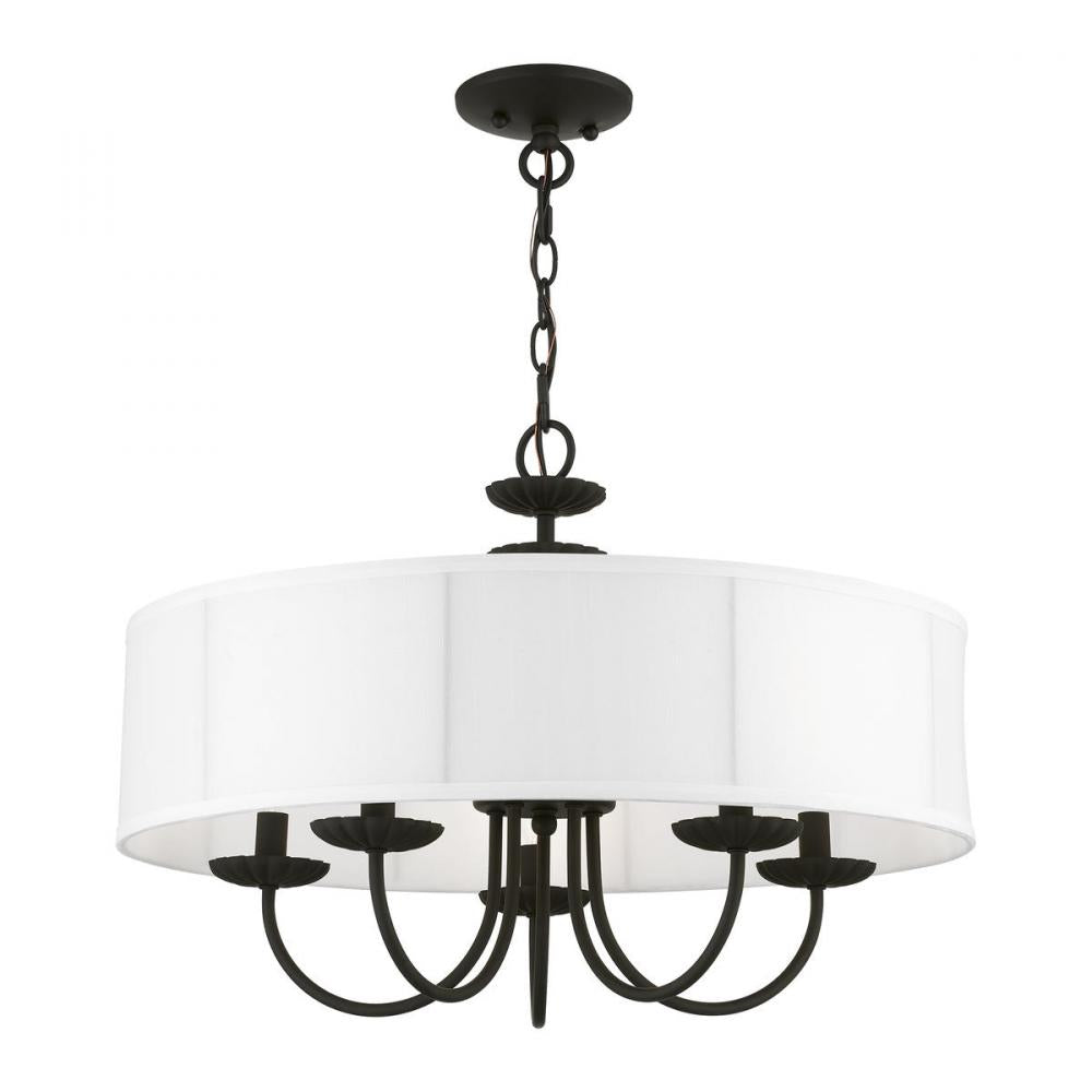 Livex Lighting BROOKDALE 42985-04 Pendant Transitional - Black