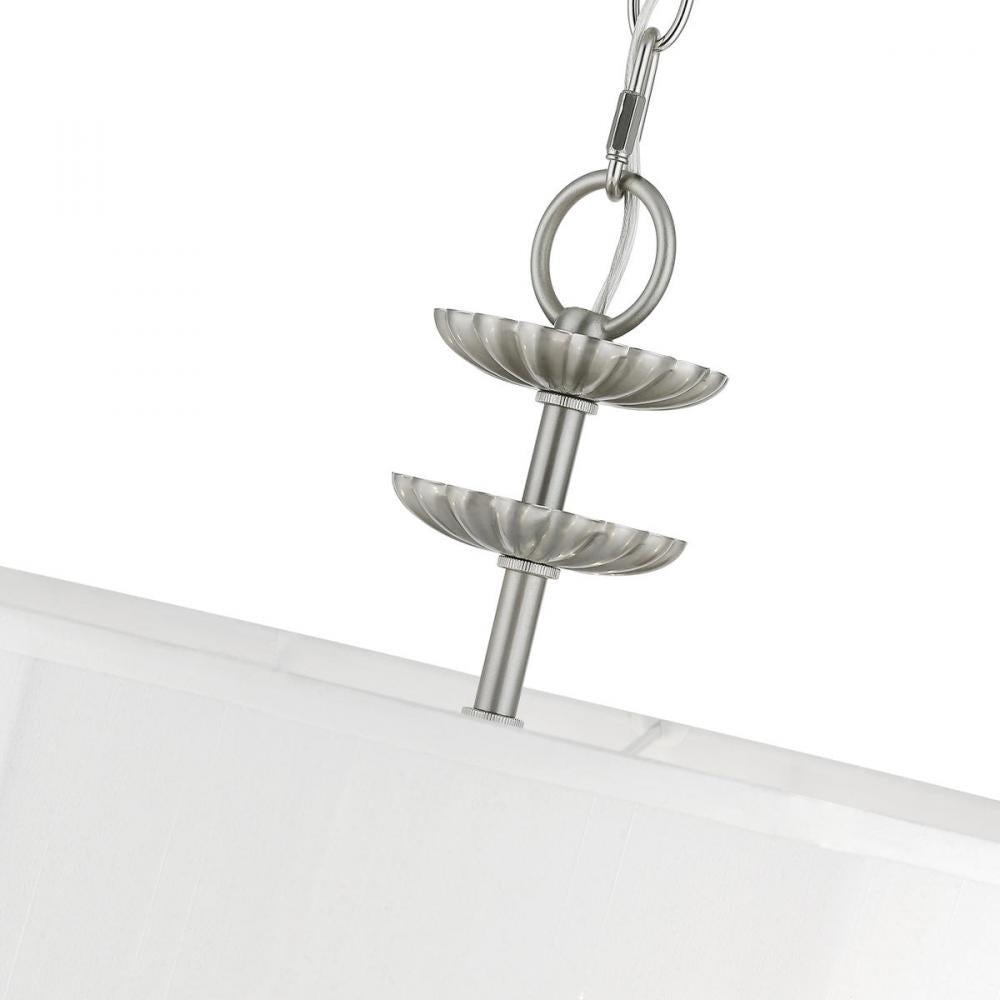 Livex Lighting BROOKDALE 42985-91 Pendant Transitional - Brushed Nickel