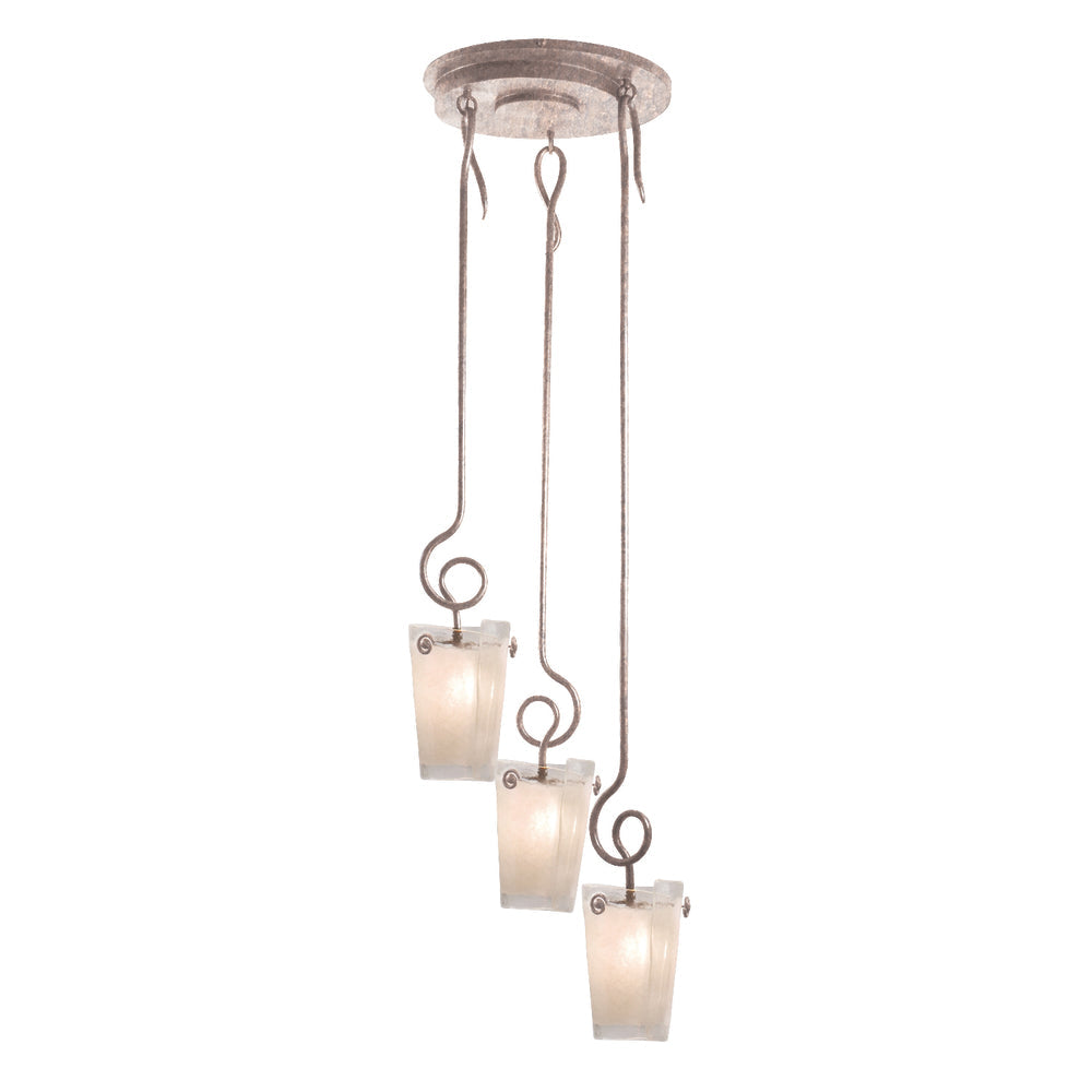 Tribecca Luxury Crystal Pendant – Pearl Silver