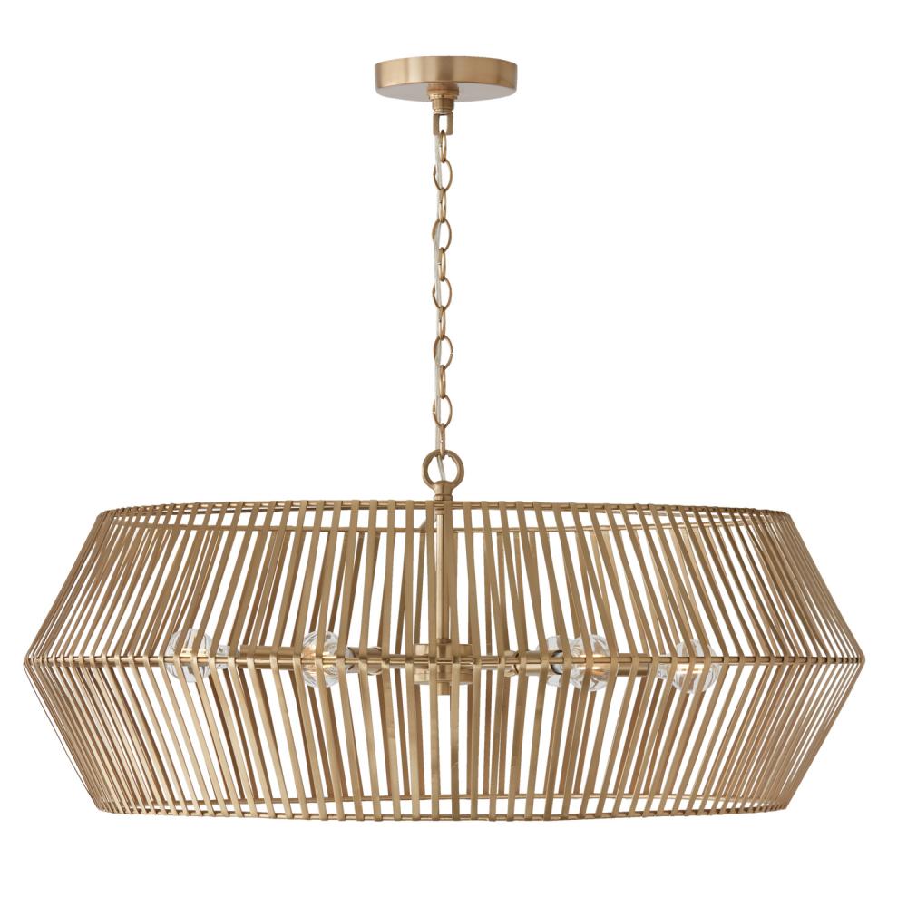 Capital Lighting KAIYA 430361MA Chandelier Art Deco - Matte Brass