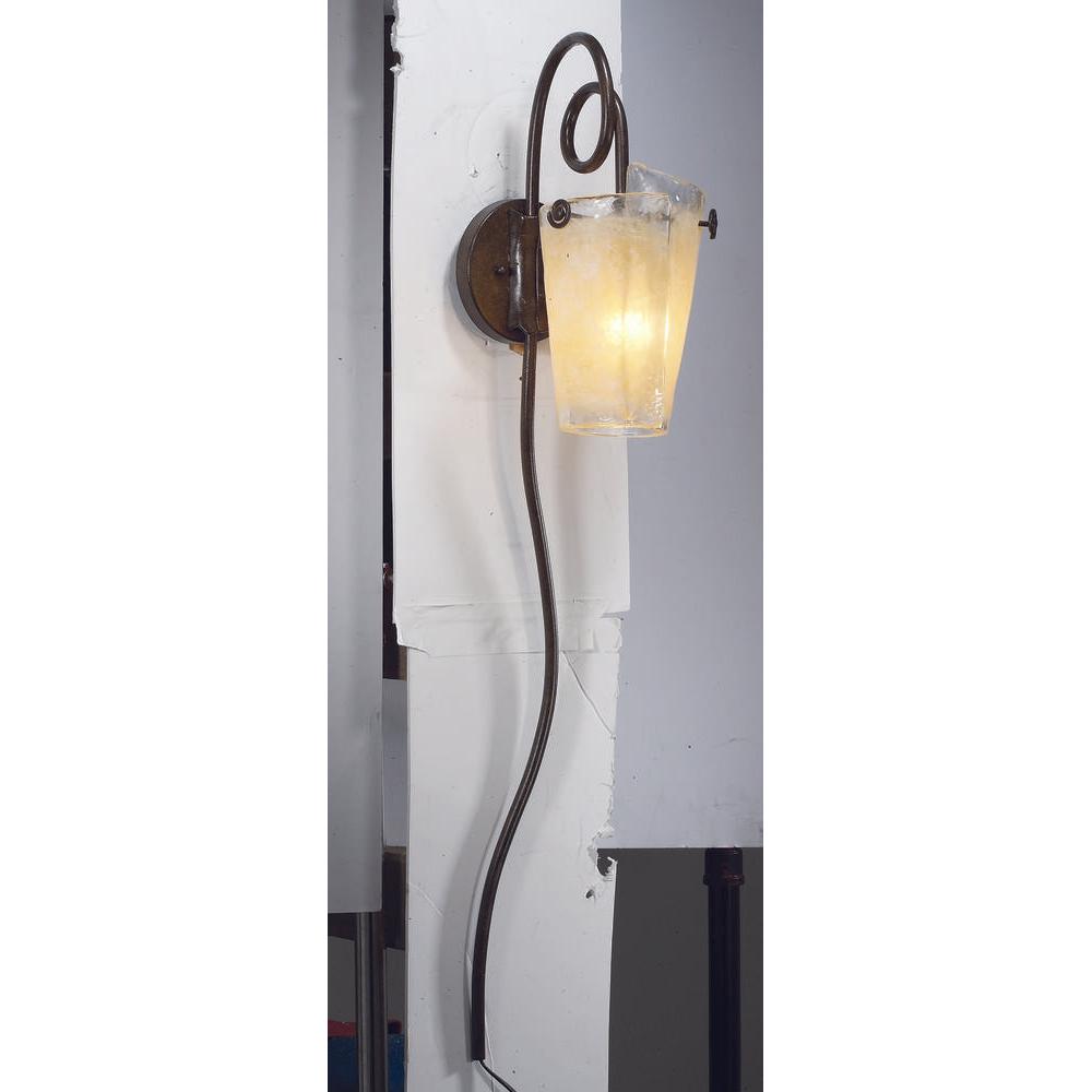 Tribecca 1 Light Luxury Crystal Wall Sconce – Pearl Silver