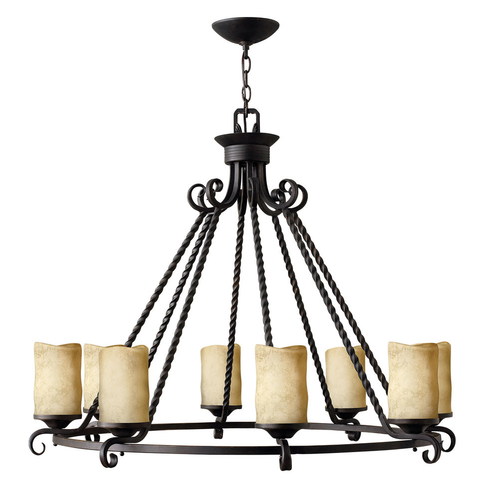 Hinkley Lighting CASA 4308OL Chandelier Country Rustic - Olde Black