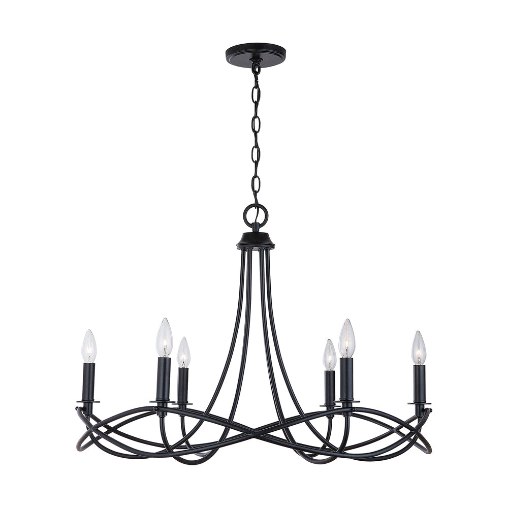 Capital Lighting SONNET 431661MB Chandelier Transitional - Matte Black