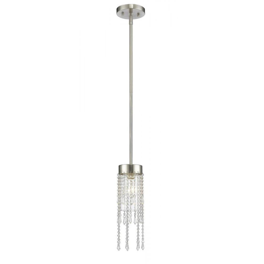 1 Light Pendant-Clear
