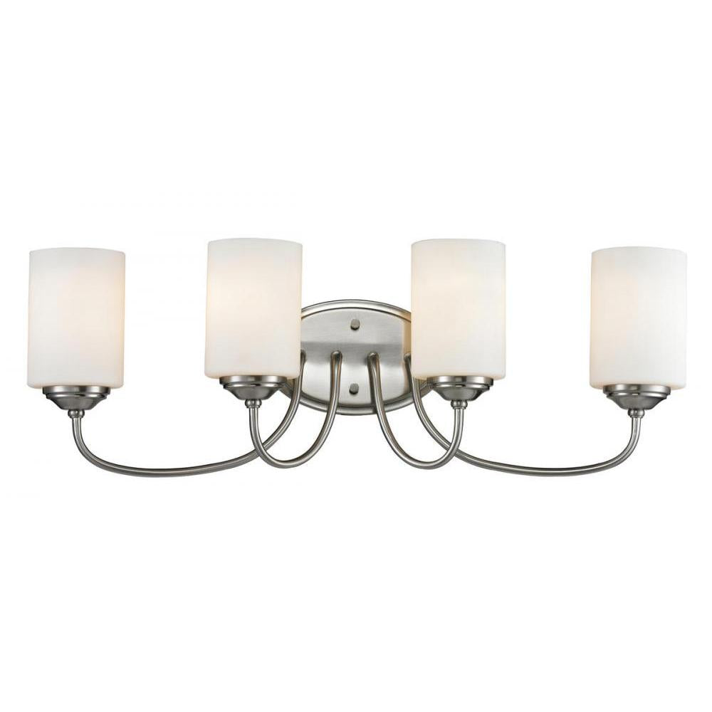 4 Light Vanity-Matte Opal