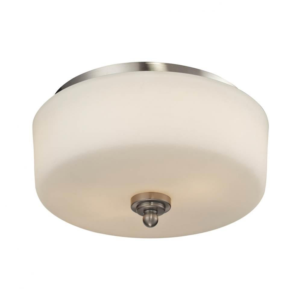 Z-Lite Lighting NICKEL TONES 434-F2-BN Flush Mount - Nickel