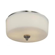 3 Light Flush Mount Light-Matte Opal