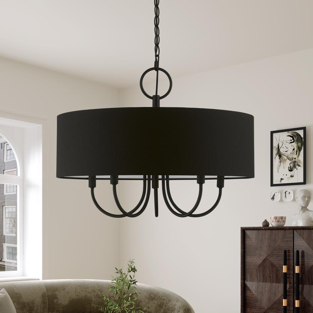 Livex Lighting BAINBRIDGE 43445-04 Pendant Transitional - Black